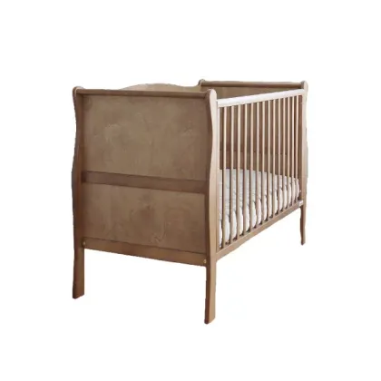 Patut din lemn pentru bebe, inaltime saltea reglabila, Noble Vintage 120x60 cm