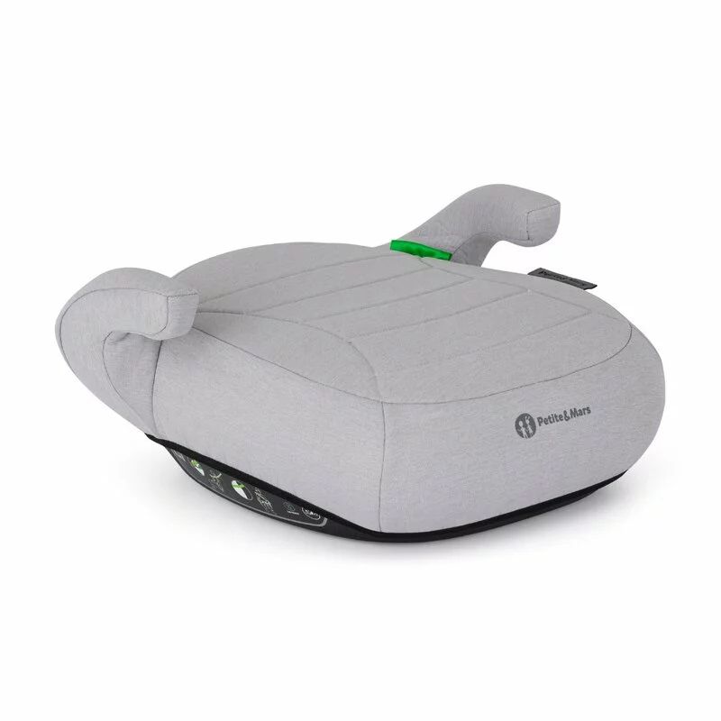 Inaltator auto, Petite&Mars, Zuno, I-size, 125- 150 cm, 22-36 kg, Forma ergonomica, Usor- 1 kg, Gri