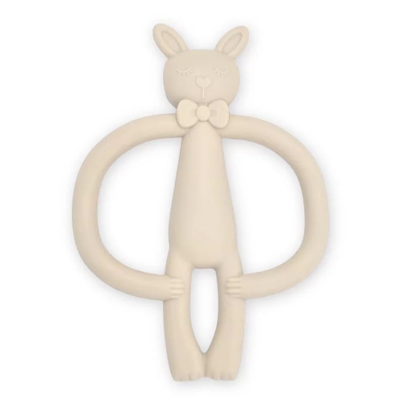 Jucarie de dentitie din silicon, Bocioland, Pako Beige