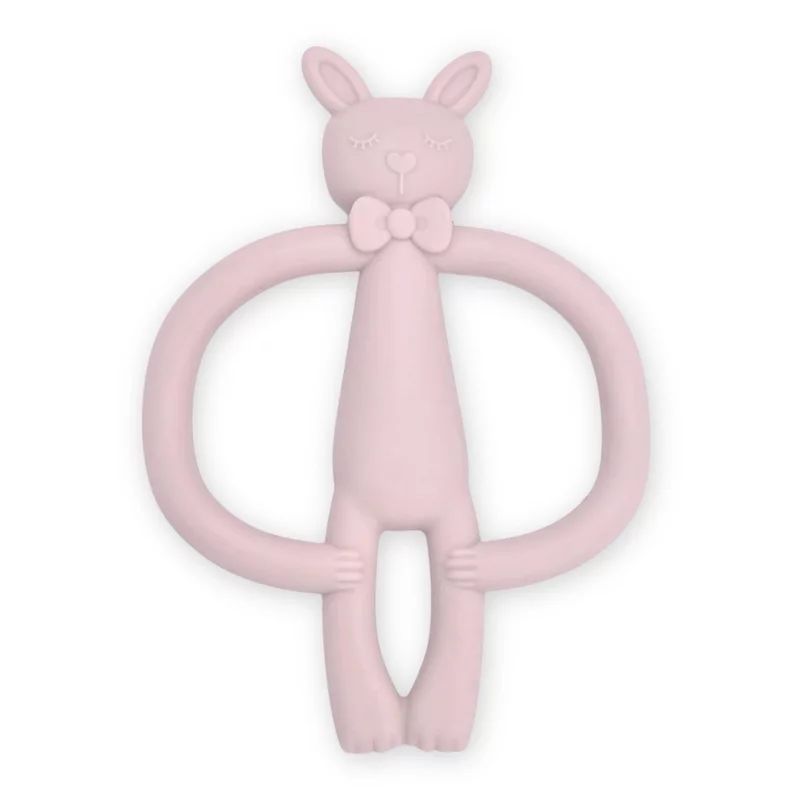 Jucarie de dentitie din silicon, Bocioland, Pako Pink