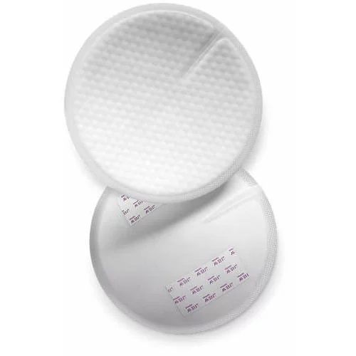 Tampoane pentru san, Philips Avent, 13 cm, Ambalate individual, 60 buc, Alb