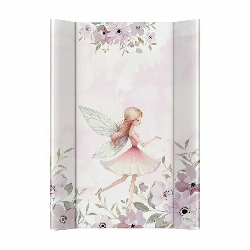 Saltea de infasat, Ceba Baby, Ultra Light, 50x70 cm, Cu intaritura, Pentru comode, masute de infasat si patuturi, Fara BPA, 0 luni+, Meadow Fairy