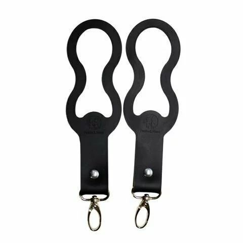 Set 2 clesti din silicon pentru carucior, Petite&Mars, Universali, Negru