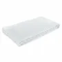 Saltea patut bebe, Babyneeds, Cocos Confort II, Cu husa detasabila, Antialergica, Cu fibre de cocos si strat de burete, 120x60x8 cm, 0 luni+, Alb - 2