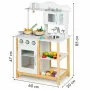 Bucatarie din lemn Ecotoys cu accesorii TK040A - Alb cu natur - 3