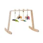 Centru de activitati Montessori cu 4 animale multicolore de jucarie, din lemn, Mobbli - 1