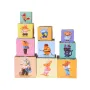 Cuburi educative cu multiple moduri de aranjare, 10 piese, 18 luni+ - 7
