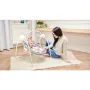 Fotoliu balansoar, Lionelo, Ruben, Electric, Cu spatar reglabil, Cu 12 melodii relaxante si sunete ale naturii, Cu 3 programe de balansare automata, Conform cu standardul european EN 16232, 68x65 cm, Gri/Turcoaz - 18