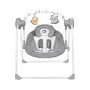 Fotoliu balansoar, Lionelo, Ruben, Electric, Cu spatar reglabil, Cu 12 melodii relaxante si sunete ale naturii, Cu 3 programe de balansare automata, Conform cu standardul european EN 16232, 68x65 cm, Gri/Turcoaz - 4