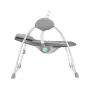 Fotoliu balansoar, Lionelo, Ruben, Electric, Cu spatar reglabil, Cu 12 melodii relaxante si sunete ale naturii, Cu 3 programe de balansare automata, Conform cu standardul european EN 16232, 68x65 cm, Gri/Turcoaz - 7