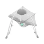 Fotoliu balansoar, Lionelo, Ruben, Electric, Cu spatar reglabil, Cu 12 melodii relaxante si sunete ale naturii, Cu 3 programe de balansare automata, Conform cu standardul european EN 16232, 68x65 cm, Gri/Turcoaz - 8