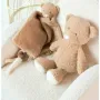 Jucarie plus bebelusi, Nattou, Cuddly Teddy, 22 cm, Material moale si pufos, Stimuleaza motricitatea fina si grosiera, Prieten de joaca si mangaiere, 0 luni+, Maro - 2