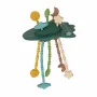Jucarie senzoriala, Petite&Mars, Crazy rocket, Din silicon, Fara BPA, Moale si flexibila, 20 cm, 10 luni+, Verde - 1