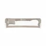 Protectie laterala pat, Lionelo, Eva, Cu buzunar accesorii, 150x35 cm, Conform cu standardul european de securitate BS7072, Bej - 4
