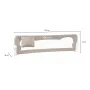 Protectie laterala pat, Lionelo, Eva, Cu buzunar accesorii, 150x35 cm, Conform cu standardul european de securitate BS7072, Bej - 5