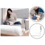 Protectie laterala pat, Lionelo, Eva, Cu buzunar accesorii, 150x35 cm, Conform cu standardul european de securitate BS7072, Bej - 15