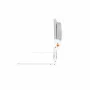 Protectie laterala pat, Lionelo, Eva, Cu buzunar accesorii, 150x35 cm, Conform cu standardul european de securitate BS7072, Gri - 9