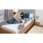 Protectie laterala pat, Lionelo, Eva, Cu buzunar accesorii, 150x35 cm, Conform cu standardul european de securitate BS7072, Gri - 11