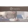 Protectie laterala pat, Lionelo, Eva, Cu buzunar accesorii, 150x35 cm, Conform cu standardul european de securitate BS7072, Gri - 15
