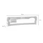 Protectie laterala pat, Lionelo, Eva, Cu buzunar accesorii, 150x35 cm, Conform cu standardul european de securitate BS7072, Gri - 5
