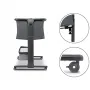 Patut co-sleeper, Lionelo, Timon, 3 in 1, Pliabil, Cu setare unghiulara, Reglabil in 6 pozitii pe inaltime, Din Aluminiu, 90x50 cm, Conform cu standardele europeane de securitate EN1130 si EN16890, Gri - 14