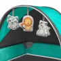 Patut pliant, Lionelo, Sven Plus, 120x60 cm, Cu doua nivele, Cu arcada jucarii, masuta de infasat, vibratii, melodii, conform cu standardele europeane de securitate EN716 si EN12221, Turcoaz/Gri - 19