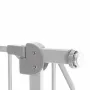 Poarta de siguranta, Lionelo, Truus Slim, Prin presiune, 105 cm, Conform cu standardul european de securitate EN1930, Gri - 8