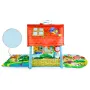 Salteluta  interactiva Lionelo, Agnes, Cu jucarii, Conform cu standardul european de securitate EN71, 142x142x45 cm, Multicolor - 7