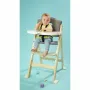 Scaun de masa, Lionelo, Floris, 3 in 1, Din Lemn, Transformabil, Reglabil pe inaltime in 4 pozitii, Suport picioare- 4 pozitii, 6 luni- 12 ani, Sustine 40 kg, Natur - 21