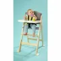 Scaun de masa, Lionelo, Floris, 3 in 1, Din Lemn, Transformabil, Reglabil pe inaltime in 4 pozitii, Suport picioare- 4 pozitii, 6 luni- 12 ani, Sustine 40 kg, Natur - 22