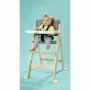 Scaun de masa, Lionelo, Floris, 3 in 1, Din Lemn, Transformabil, Reglabil pe inaltime in 4 pozitii, Suport picioare- 4 pozitii, 6 luni- 12 ani, Sustine 40 kg, Natur - 23