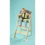 Scaun de masa, Lionelo, Floris, 3 in 1, Din Lemn, Transformabil, Reglabil pe inaltime in 4 pozitii, Suport picioare- 4 pozitii, 6 luni- 12 ani, Sustine 40 kg, Natur - 25