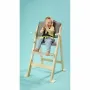 Scaun de masa, Lionelo, Floris, 3 in 1, Din Lemn, Transformabil, Reglabil pe inaltime in 4 pozitii, Suport picioare- 4 pozitii, 6 luni- 12 ani, Sustine 40 kg, Natur - 27