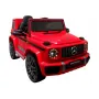 Masinuta electrica cu telecomanda, roti EVA, scaun piele Mercedes G63 - Rosu - 1