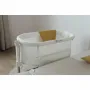 Patut co-sleeper, Petite&Mars, Glory, 2 in 1, Cu leganare, Cu ajustare pe inaltime in 5 pozitii, Cu saltea, Pliabil, Geanta de transport inclusa,0 luni+, Greutate suportata: 9 kg, Bej - 3