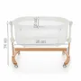 Patut co-sleeper, Petite&Mars, Glory, 2 in 1, Cu leganare, Cu ajustare pe inaltime in 5 pozitii, Cu saltea, Pliabil, Geanta de transport inclusa,0 luni+, Greutate suportata: 9 kg, Bej - 12