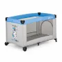 Patut pliant, Petite&Mars, Koot, 120 x 60 cm, Cu roti, Functie de tarc, Pliere compacta, Include geanta de transport, Intrare laterala cu fermoar, Pereti din plasa, Pana la 15 kg, 0-30 luni, Gri - 2