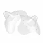 Protectoare mameloane, BabyOno, Din silicon moale, Include cutie depozitare, Fara BPA, Forma anatomica, Marimea S, Transparent - 1