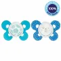 Set 2 suzete bebelusi, Chicco, Physio Comfort, Ortodontice, Suprafata moale, Fara BPA, 6-16 luni, Motive animale, Albastru - 1