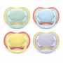 Set 2 suzete bebelusi, Philips Avent, Ultra Air, Ortodontice, Silicon moale, Ventilate, Senzatie naturala, Fara BPA, 0-6 luni, multicolor - 1