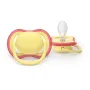 Set 2 suzete bebelusi, Philips Avent, Ultra Air, Ortodontice, Silicon moale, Ventilate, Senzatie naturala, Fara BPA, 0-6 luni, multicolor - 2