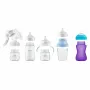 Set biberoane si suzete bebelusi, Philips Avent, Natural Response, 2x Biberoan 260 ml, Tetine cu debit mediu, 2x Suzeta Ultra Air 0–6 luni, Silicon, Fara BPA, Unisex - 7