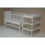 Set Patut din lemn Timmi 120x60 cm + Saltea Cocos Confort II + Protectie impermeabila Qmini - 11