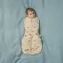 Sistem de infasat si sac de dormit, ErgoPouch, 2 in 1, 0-3 luni, 3-6 kg, TOG 2.5, Bumbac organic, Fermoar bidirectional, Transformabil, Lavabil la masina, Certificat non-toxic, Premiat in Australia, Model Savannah - 3