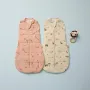 Sistem de infasat si sac de dormit, ErgoPouch, 2 in 1, 0-3 luni, 3-6 kg, TOG 2.5, Bumbac organic, Fermoar bidirectional, Transformabil, Lavabil la masina, Certificat non-toxic, Premiat in Australia, Model Savannah - 6
