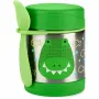 Termos pentru alimente, Skip Hop, Mentine cald 7h si rece 5h, Include si o lingura/furculita, Fara BPA, Conform cu standardul de securitate EN14372, 325 ml, 0 luni+, Crocodil / Verde - 1
