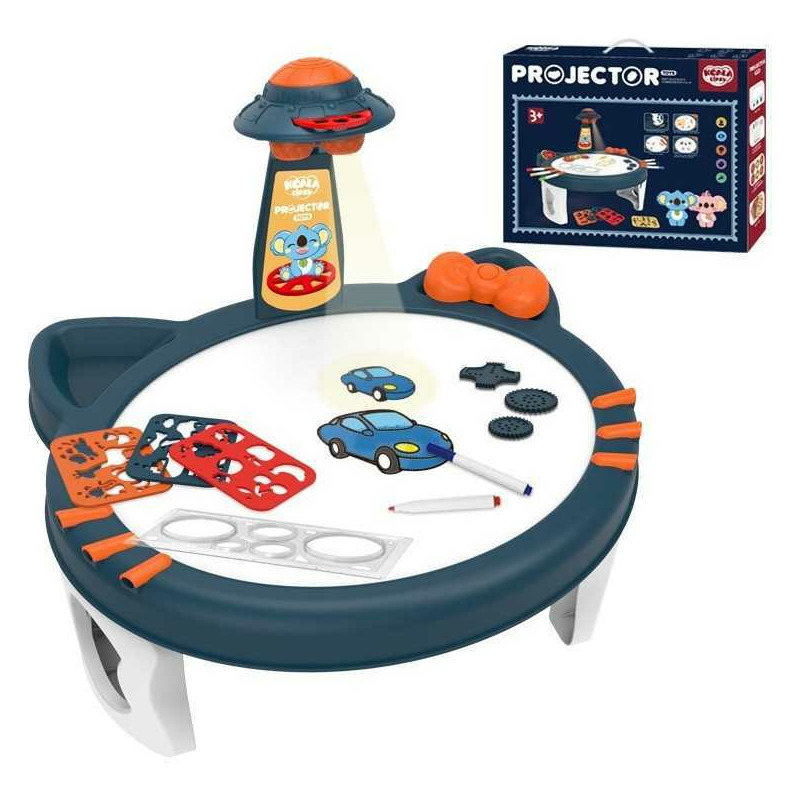 Proiector desen cu masa, 6 diapozitive si accesorii incluse koala diary kd80300