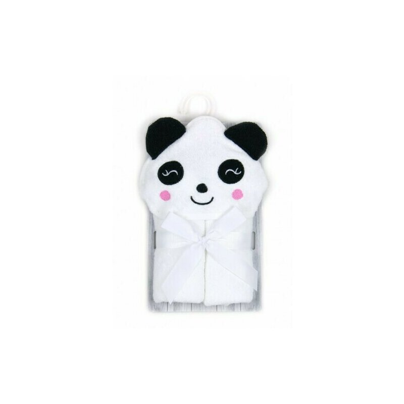 Mother's choice - prosop bebe cu gluga din bumbac - ursulet panda