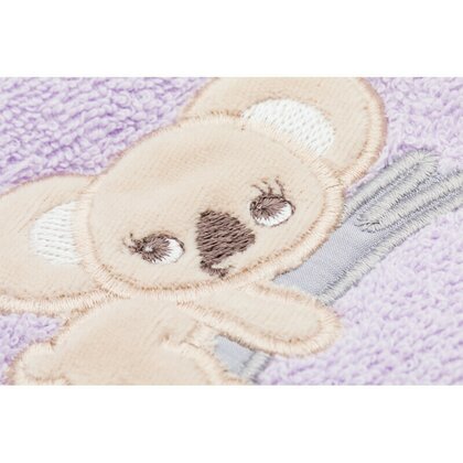 Fillikid - Prosop brodat koala purple 75x75 cm. 