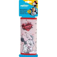 Disney - Protectie centura de siguranta Hearts Minnie Mouse, Roz